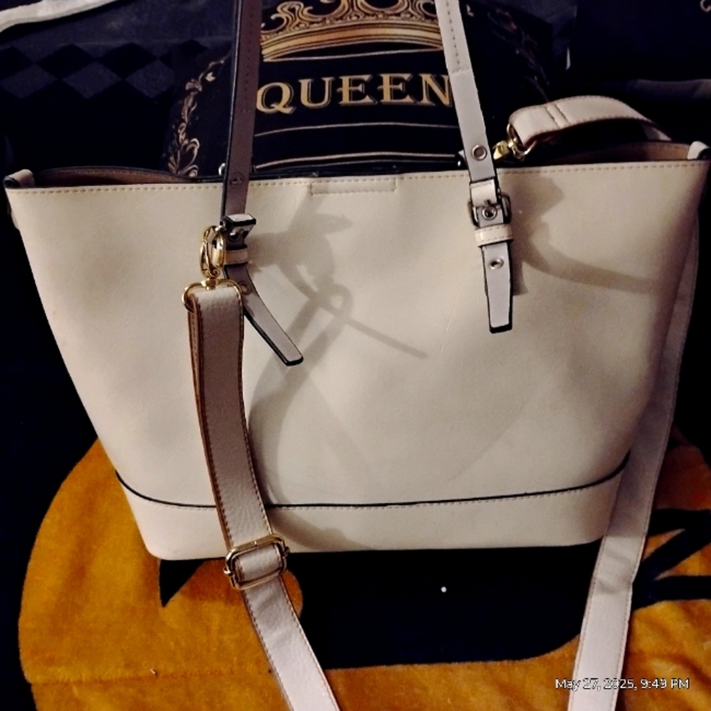 Elegant Cream Tote Bag